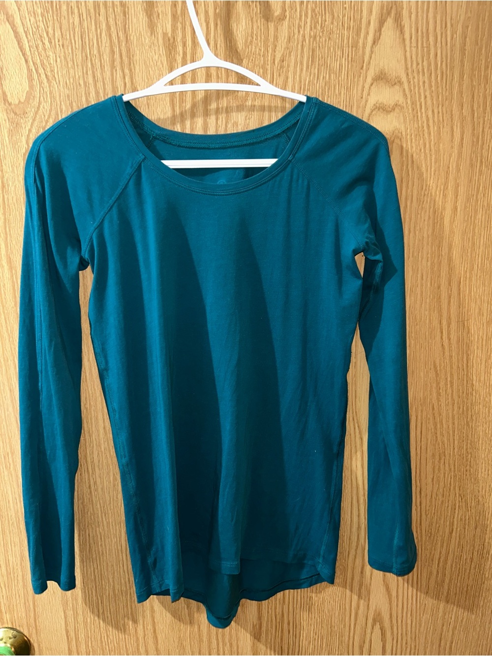 Lululemon Emerald Long Sleeve-Pima Cotton-Size 2- Royal Emerald Green 💚